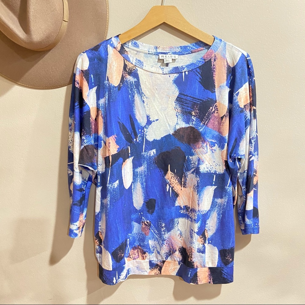 Reiss Multi Color Top Sz Small